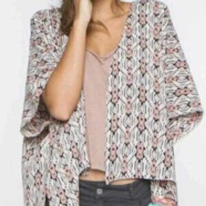 Brandy Melville Aztec Patterned Kimono Cardigan